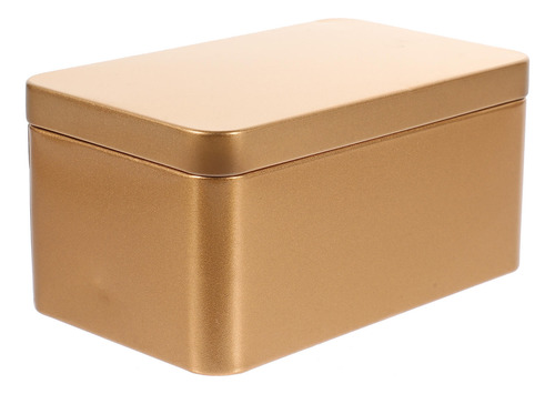 Caja Rectangular De Hojalata, Miniportátil, Para Guardar Hoj
