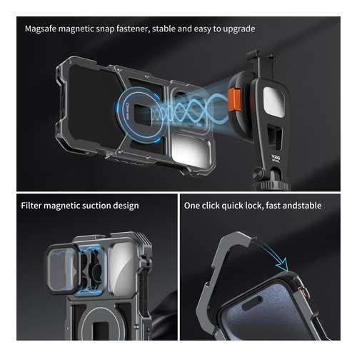 Vrig Iphone15 Promax All Metal Mobile Mobile Rabbit Cage Y
