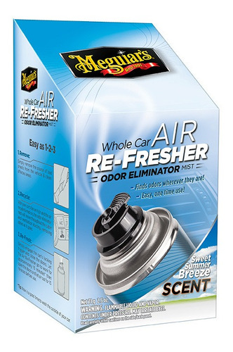 Re-fresher Odor Eliminator New - Bomba De Olor Meguiars
