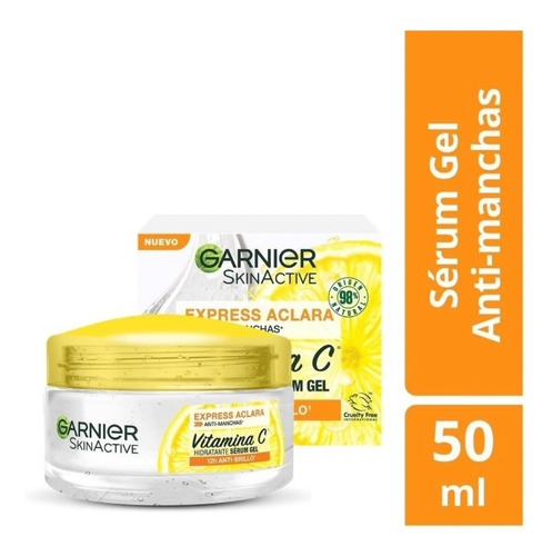 Serum Gel Hidrante Con Vitamina C Garnier Express Aclarante