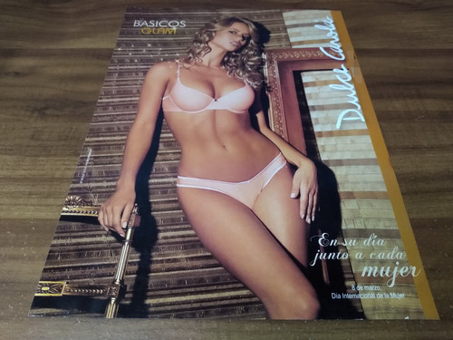 (pi230) Publicidad Nicole Neumann * Dulce Carola (Usado)