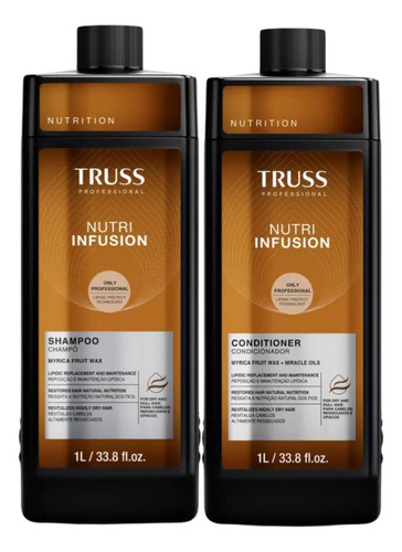 Kit Nutri Infusion Shampoo E Condicionador 1lt - Truss
