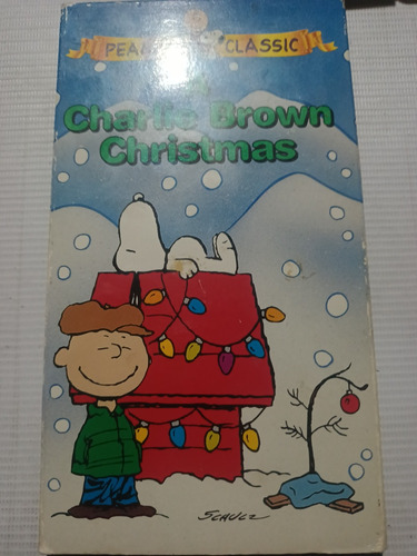 Película Vhs Charlie Brown Christmas En Inglés 