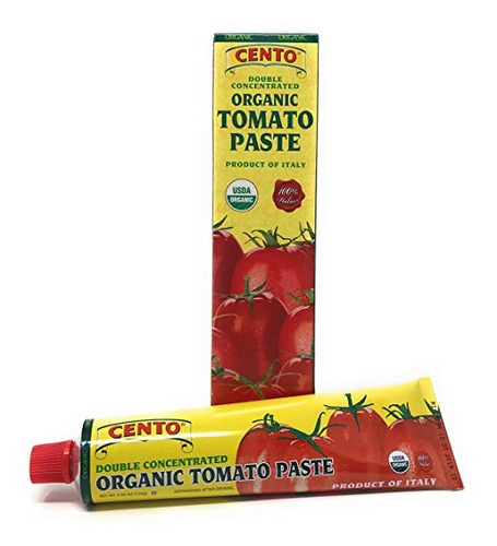 Cento Doble Concentrado De Tomate Orgánico Pega - 2 / 4.56 O