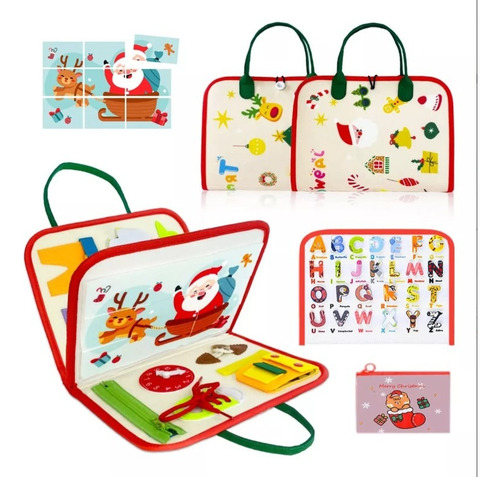 Tablero Motricidad Fina Sensorial Montessori, Varios Colores
