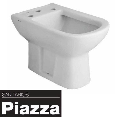 Bidet Piazza Premium Blanco 3 Agujeros Losa Sanitaria Baño