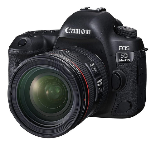  Canon EOS 5D Mark IV 24-70mm IS USM Kit DSLR color  negro