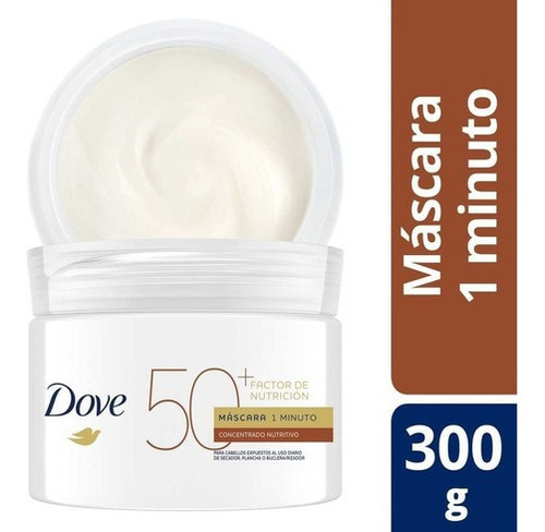 Dove Factor Nutrición 50+ Mascara Para Pelo X  300 G