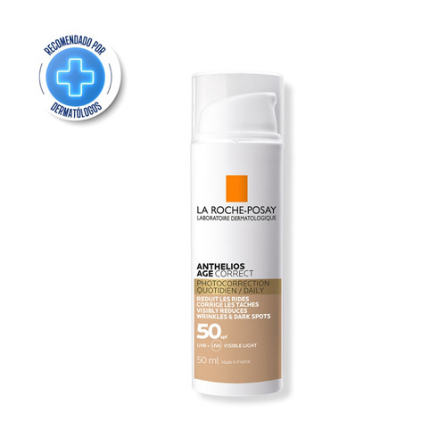 Imagen 1 de 2 de La Roche Posay Anthelios Age Correct Fps50 Con Color 50ml.