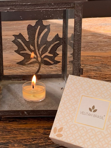 Vela Aromática Alecrim Com 4 Mini Velas Aromatizadas