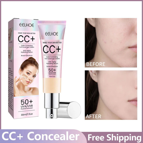Base De Maquillaje Coreana Eelhoe Cc+ Crema Base De Maquilla