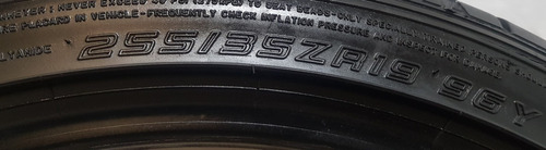 Neumatico Dunlop Sp Sport /// 255 35 19