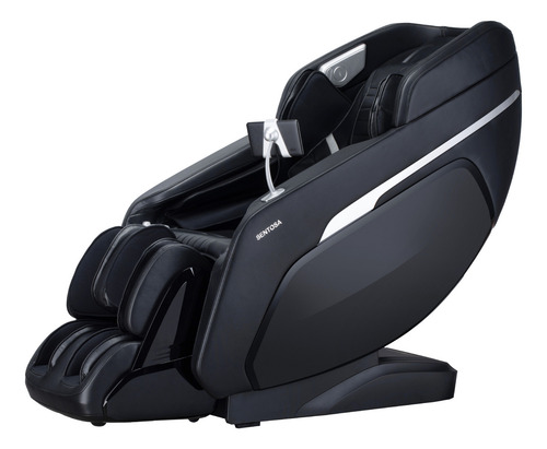 Sillon Masajeador Melfit Sentosa Rodillos Calor Bluetooth Color Negro
