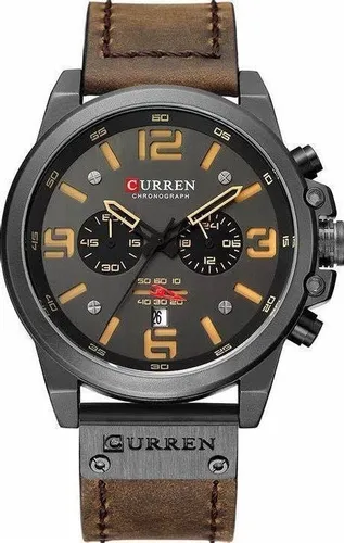 comprar Reloj De Cuero De Lujo Curren Para Hombre Chronograph 8314