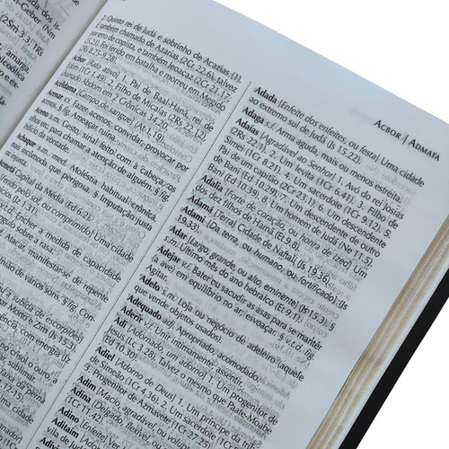 Biblia De Estudo Explicada Com Dicionario Capa Luxo Vinho Com Indice Lateral
