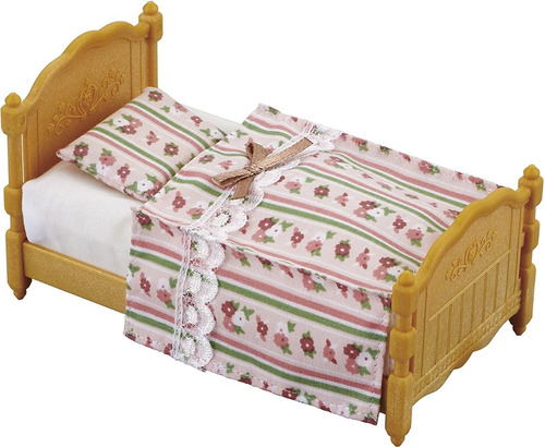 Calico Critters Cama Individual Bed Sylvanian Ternurines