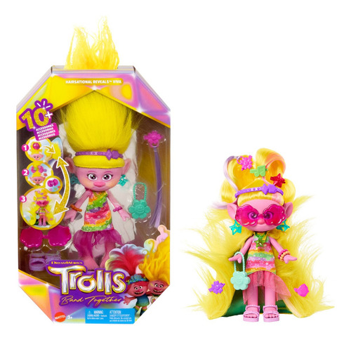 Muñeca Trolls Viva Premium Con Accesorios