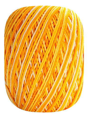 Barbante Barroco Premium Multicolor 6 Fios 200g Linha Crochê Cor Raio de sol