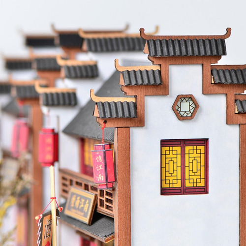 1:24 Casa De En Miniatura De Con Muebles Y Accesorios Led