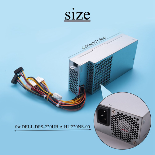 Adaptador De Fuente De Alimentación Para Dell Dps-220ub A Hu