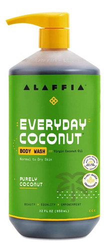 Alaffia Coconut & Coffee Berry Purely Coconut Body Wash - 1