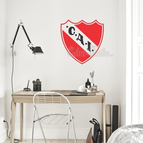 Vinilo Decorativo Escudo Independiente Futbol Deporte Pared