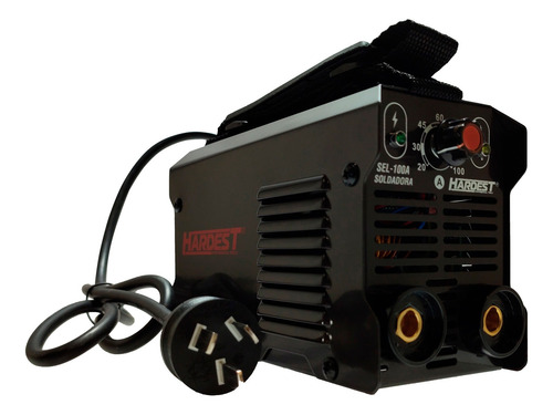 Imagen 2 de 5 de Soldadora Inverter 100 Amp Hardest Compacta Mma Maquina Soldar