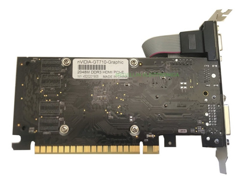 Tarjeta De Video Nvidia Gt710 2048mb 2gb Ddr3 Hdmi Pci E