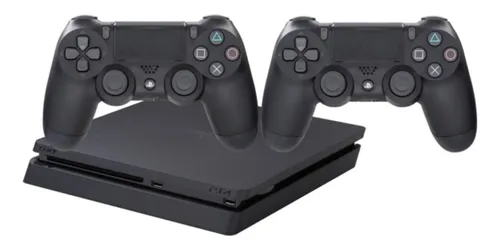 Sony PlayStation 4 Slim 1TB DualShock 4, 2 Controller cor preto o...