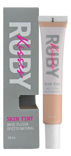 Base Fluida Ruby Kisses Skin Tint Efeito Natural 131 30ml