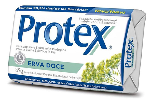 Sabonete Antibacteriano Protex Erva Doce 85g Kit C/42