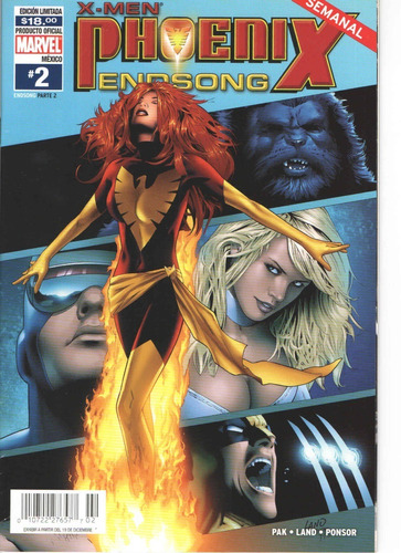 Comic Marvel X-men Phoenix Endsong 2 #2 Español 