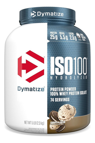 Dymatize Iso 100 5lb 74 Servicios Hydrolyzed 