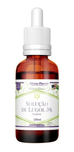 Yodo + Yodeto De Potasio (lugol 5%) Iodo Iodeto Iodine 100ml