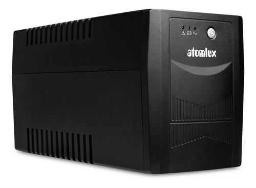 Estabilizador de tensión Atomlux UPS2500@ 2500VA entrada y salida de 220V CA negro