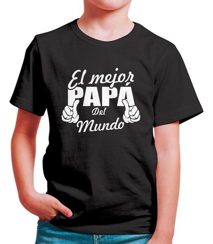 Polo Niño El Mejor Papá Del Mundo (d1114 Boleto.store)