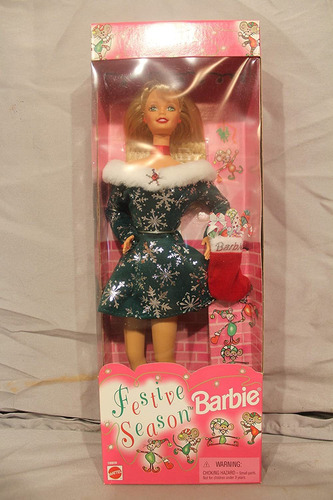 Edición Especial De La Muñeca Barbie De La Temporada Festiva