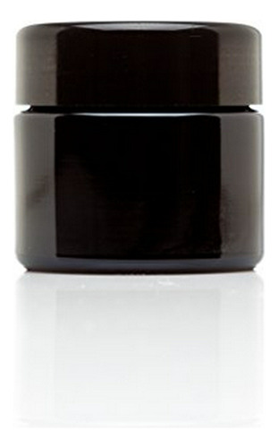 Frasco Negro De Vidrio Ultravioleta De 50 Ml (1,7 Fl Oz) Con