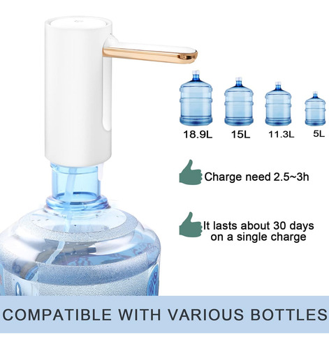 Yensong Dispensador De Bomba De Agua Universal De 1 A 5 Galo