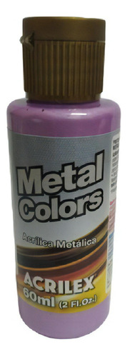 Tinta Acrílica Magenta Metálico Acrilex Nature Colors 60 Ml