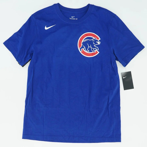Nike Camiseta Azul Con Gráfico/logo Para Hombre Talla M