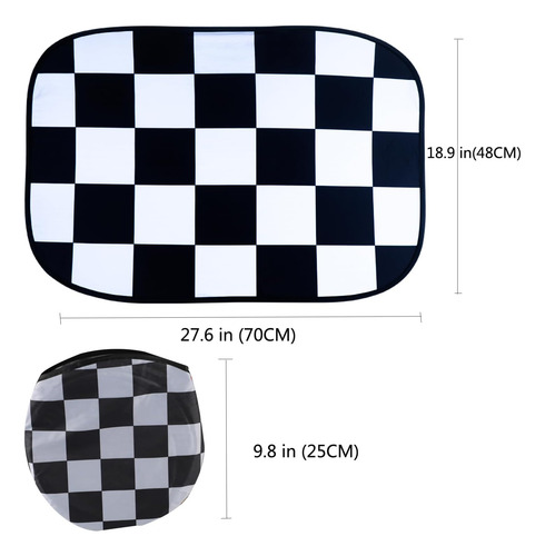 2 Uds. Parasol Plegable Para Techo Solar, Aislamiento Térmic