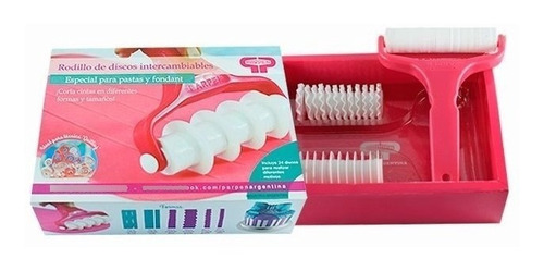 Imagen 2 de 10 de Rodillo Cortante De Cintas Para Pastas, Fondant - Parpen