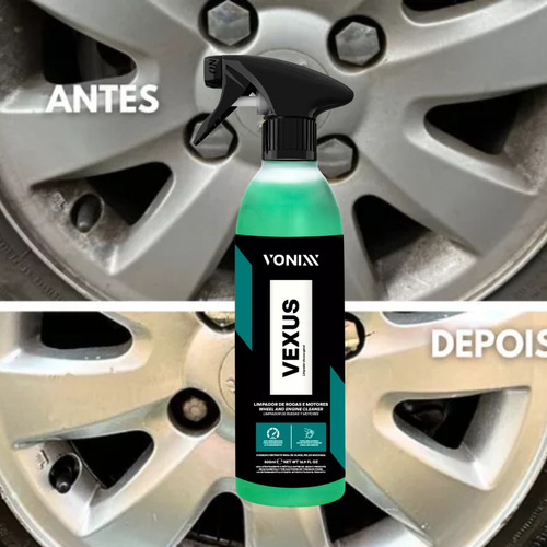 Vexus Limpa Rodas E Motor Darker Pneu Pretinho Vonixx
