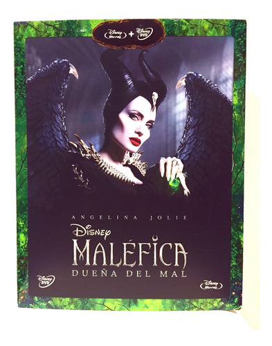 Disney Malefica: Dueña Del Mal  Bluray + Dvd Nuevo Original 