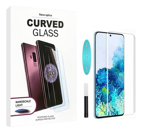 Mica Para Samsung S9 Protector De Pantalla Uv Antishock