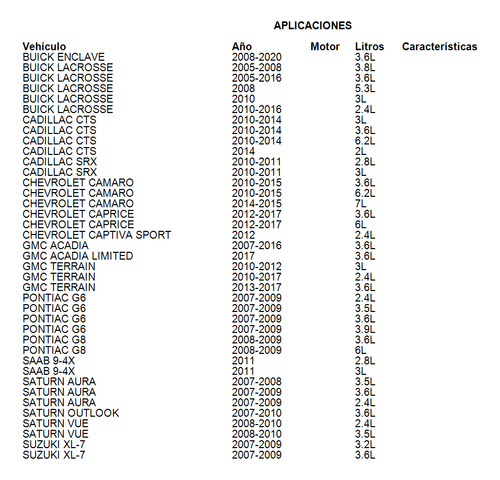 Polea Tensora Cadillac Cts 2010-2014 6.2l Gm Parts