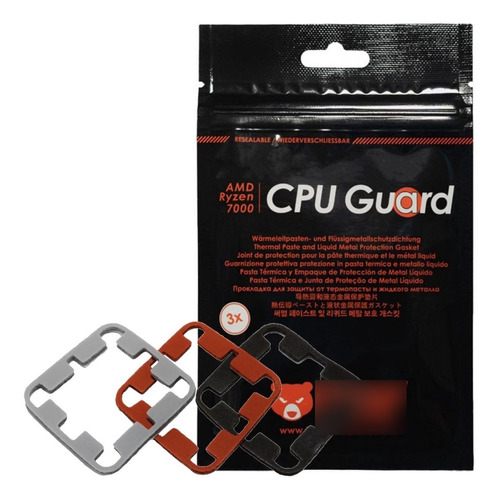 Thermal Grizzly Cpu Guard Amd Ryzen 7000 - Embalagem Com 3un