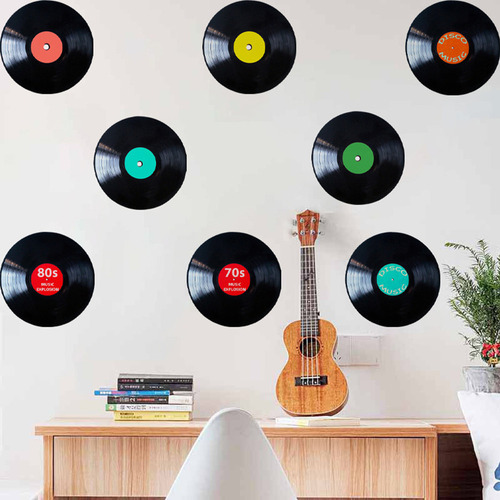 Adornos For Discos De Vinilo De 1950 S Rock, Pegatinas De P