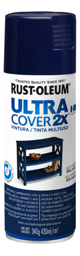 Pintura Aerosol Ultra Cover Rust Oleum Azul Marino Brillante